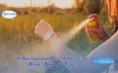 Bà bầu ngửi mùi thuốc xịt muỗi có sao không? Giải đáp cho mẹ